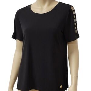 Black Michael Kors top Med cutout arms 92